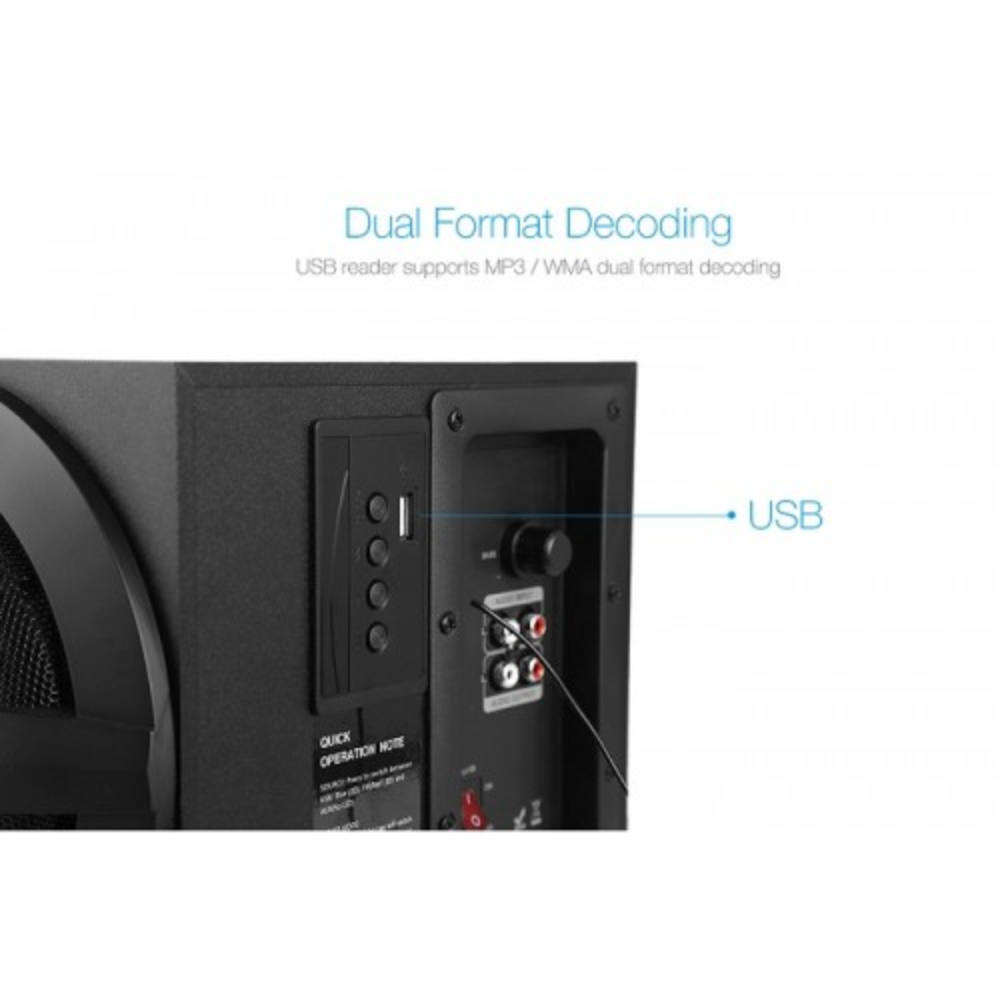 F&D A140X 2.1 Channel Multimedia Bluetooth Speaker 3 F&D A140X 2.1 Channel Multimedia Bluetooth Speaker - Image 3