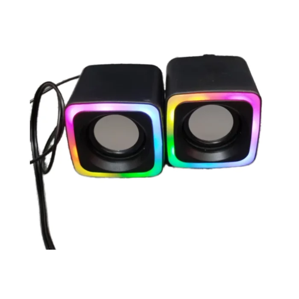 Jedel S575 Compact 2.0 Usb Powered Rgb Wired Speaker 2 Jedel S575 Compact 2.0 Usb Powered Rgb Wired Speaker - Image 2