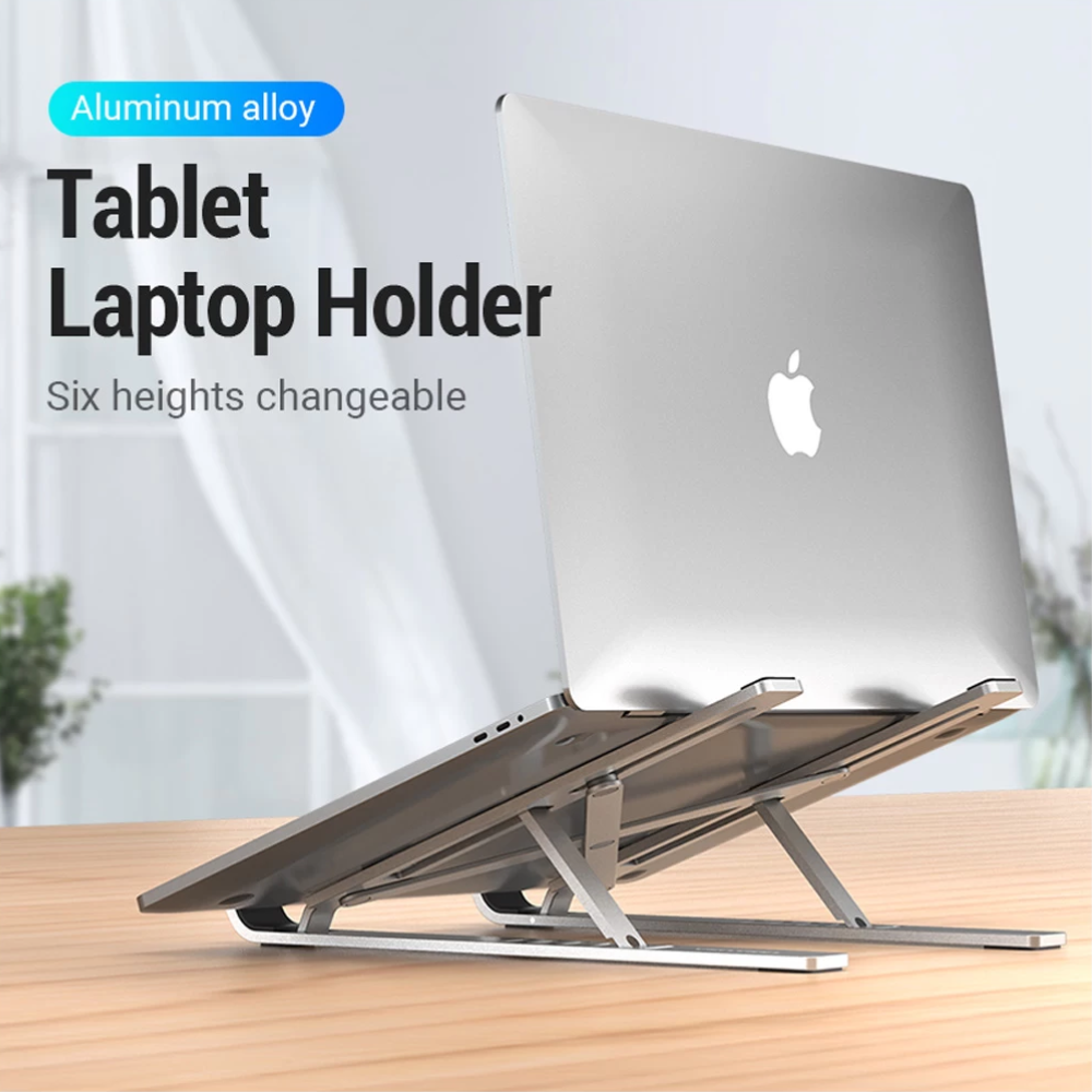 Vention KDLI0 Foldable and Portable Laptop Stand, Silver 2 Vention KDLI0 Foldable and Portable Laptop Stand, Silver - Image 2