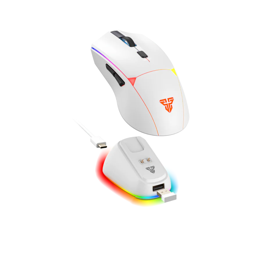 FANTECH WG7V2RD Crypto II Wireless Gaming Mouse White 1 FANTECH WG7V2RD Crypto II Wireless Gaming Mouse White