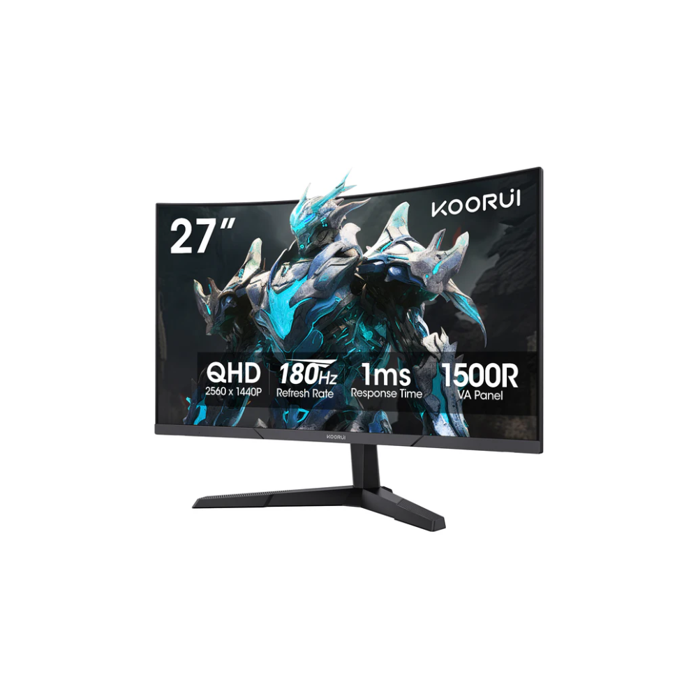 KOORUI 27E6QCA 27-inch VA QHD 180Hz Curved Gaming Monitor 1 KOORUI 27E6QCA 27-inch VA QHD 180Hz Curved Gaming Monitor