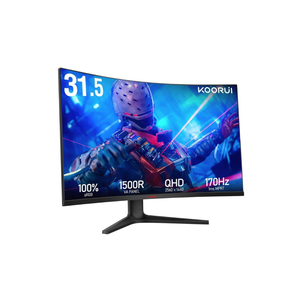 KOORUI G3221SC 31.5″ QHD Curved Gaming Monitor 2 KOORUI G3221SC 31.5″ QHD Curved Gaming Monitor - Image 2