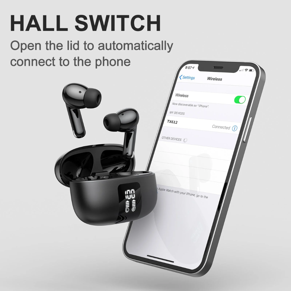 ONIKUMA TX612 ENC Dual Microphone Noise Reduction Wireless Earbud 7 ONIKUMA TX612 ENC Dual Microphone Noise Reduction Wireless Earbud - Image 7