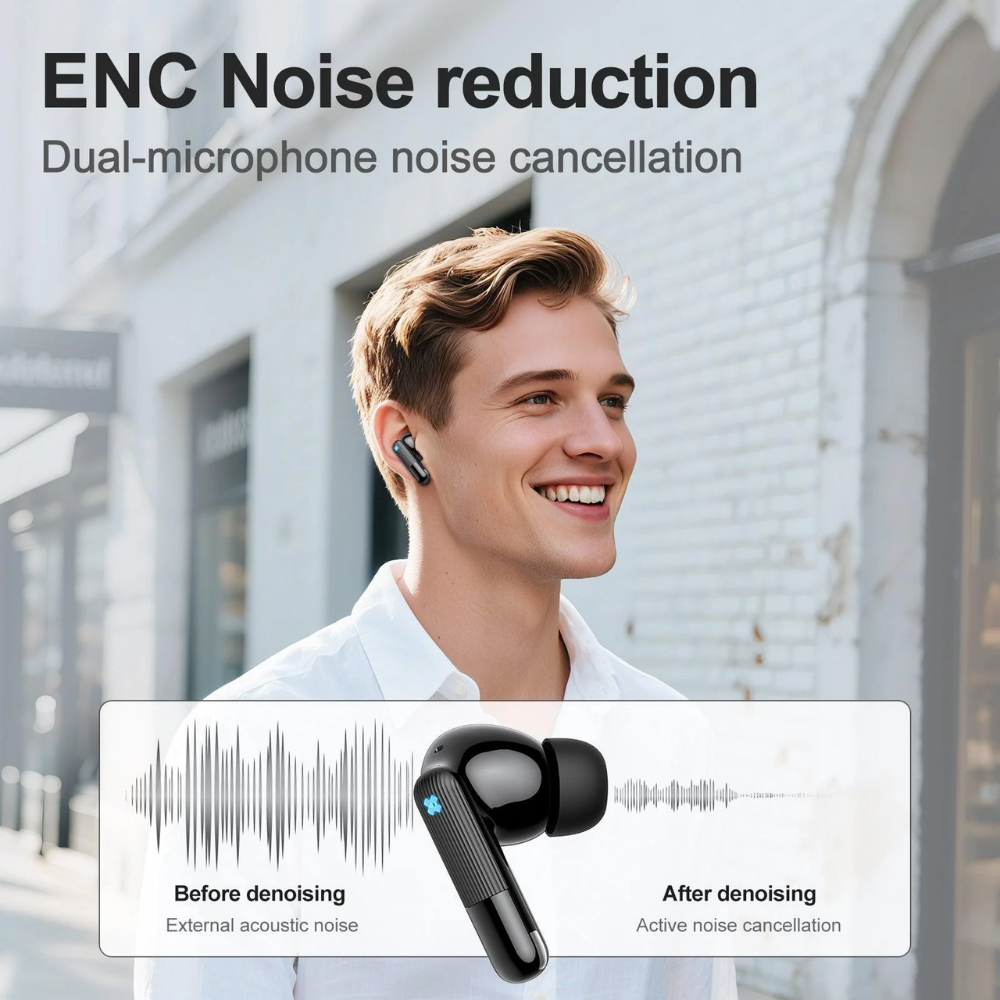 ONIKUMA TX612 ENC Dual Microphone Noise Reduction Wireless Earbud 9 ONIKUMA TX612 ENC Dual Microphone Noise Reduction Wireless Earbud - Image 9