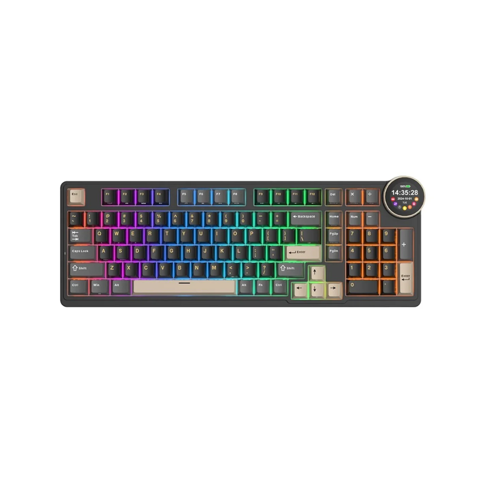 Royal Kludge RK-N99 RGB Tri-Mode Wireless Mechanical Keyboard, Phantom 1 Royal Kludge RK-N99 RGB Tri-Mode Wireless Mechanical Keyboard, Phantom