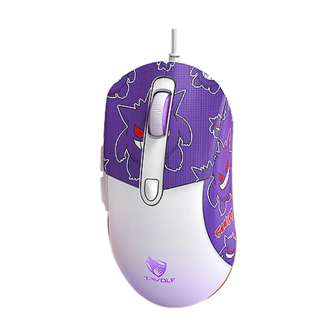 T-wolf G550 Gaming Mouse RGB WITH Gengar Kuromi Sticker 9 T-wolf G550 Gaming Mouse RGB WITH Gengar Kuromi Sticker - Image 9