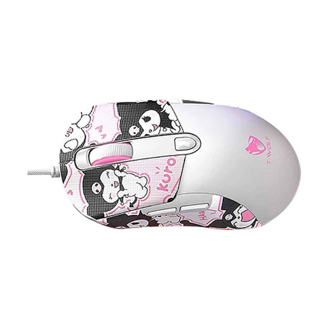 T-wolf G550 Gaming Mouse RGB WITH Gengar Kuromi Sticker 7 T-wolf G550 Gaming Mouse RGB WITH Gengar Kuromi Sticker - Image 7