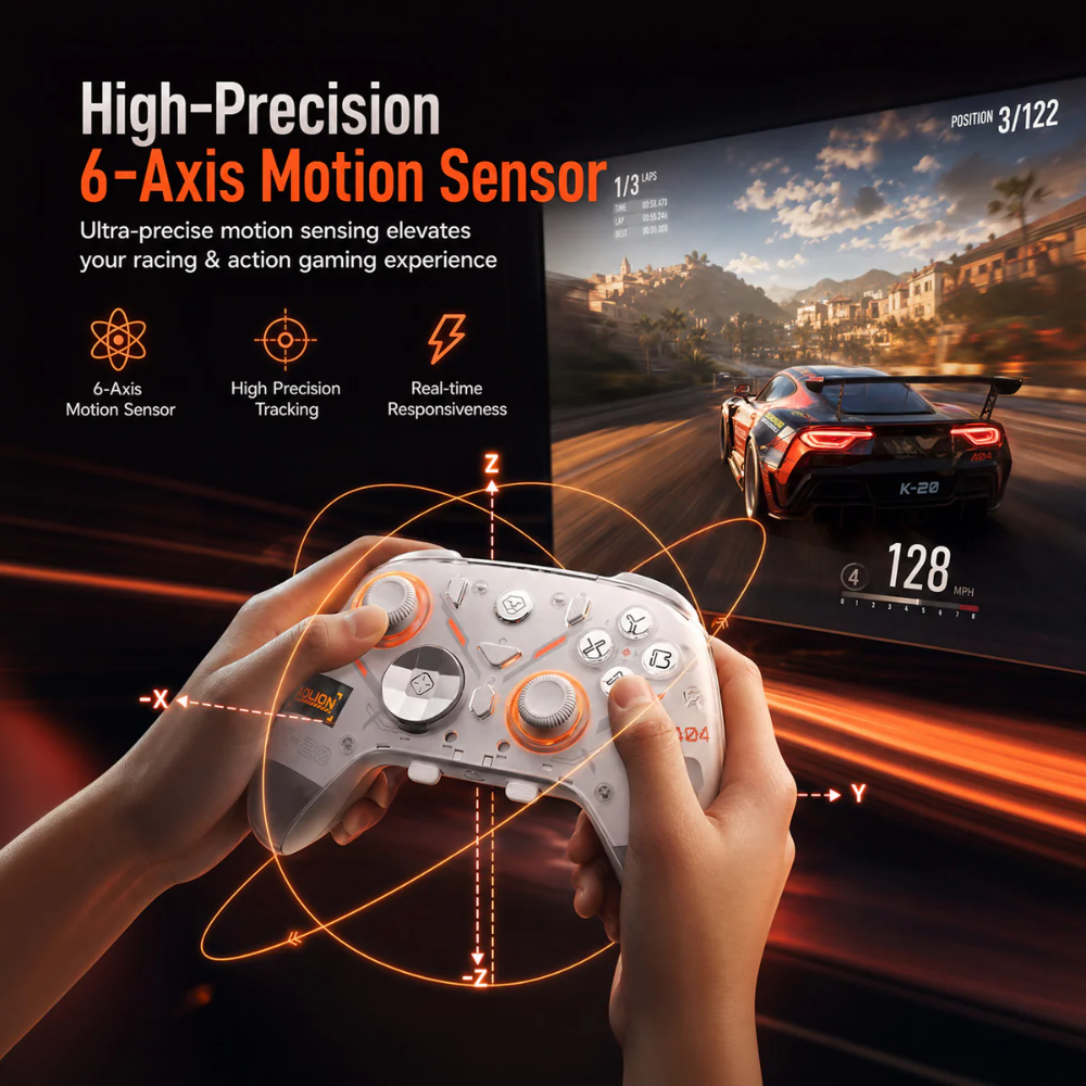 AOLION K20 TMR Wireless Controller with Charging Dock 4 AOLION K20 TMR Wireless Controller with Charging Dock - Image 4