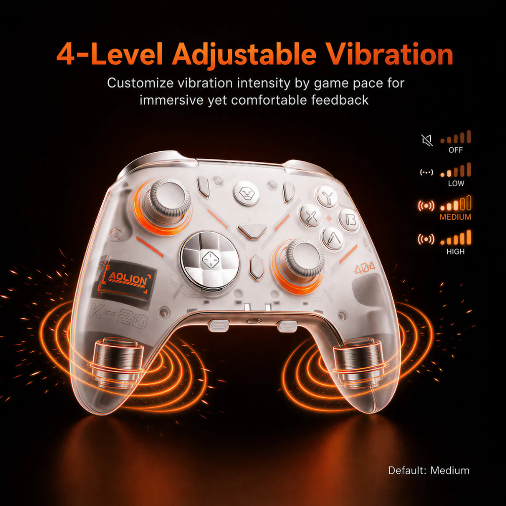 AOLION K20 TMR Wireless Controller with Charging Dock 7 AOLION K20 TMR Wireless Controller with Charging Dock - Image 7