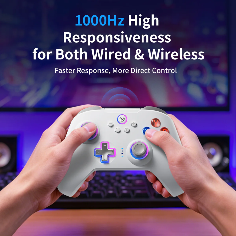 AOLION N10 Tri-mode Wireless Controller with Hall Joystick 7 AOLION N10 Tri-mode Wireless Controller with Hall Joystick - Image 7