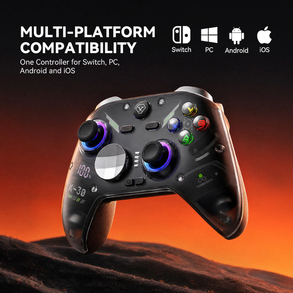 AOLION K30 TMR Tri-Mode Wireless Gaming Controller 3 AOLION K30 TMR Tri-Mode Wireless Gaming Controller - Image 3