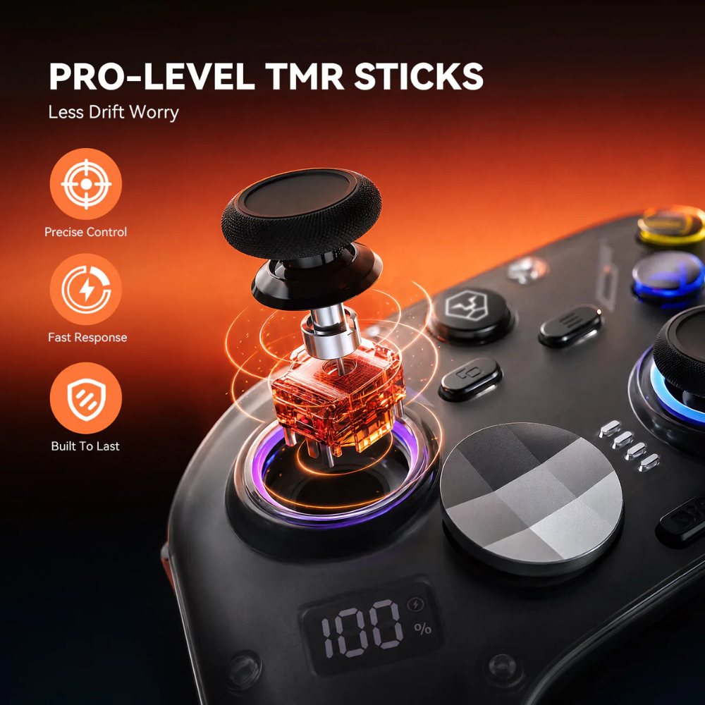 AOLION K30 TMR Tri-Mode Wireless Gaming Controller 4 AOLION K30 TMR Tri-Mode Wireless Gaming Controller - Image 4