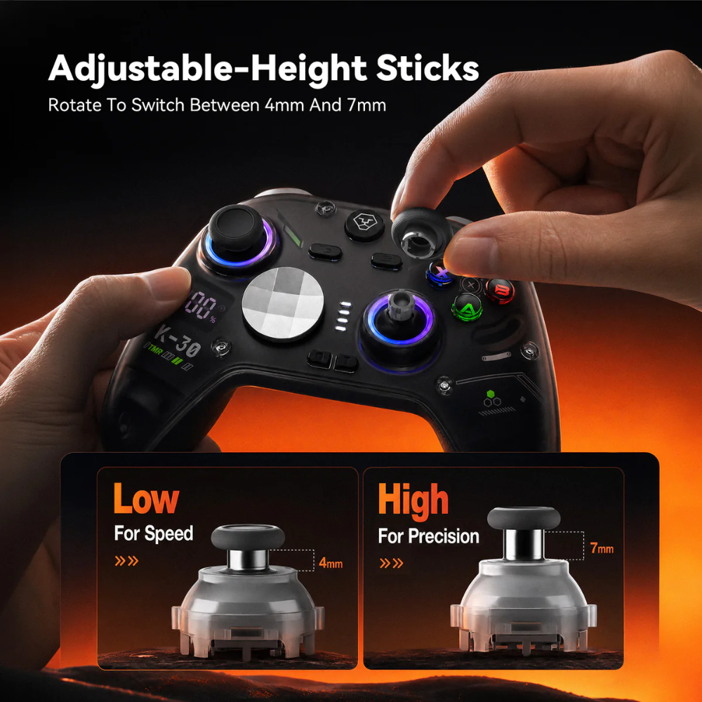 AOLION K30 TMR Tri-Mode Wireless Gaming Controller 7 AOLION K30 TMR Tri-Mode Wireless Gaming Controller - Image 7