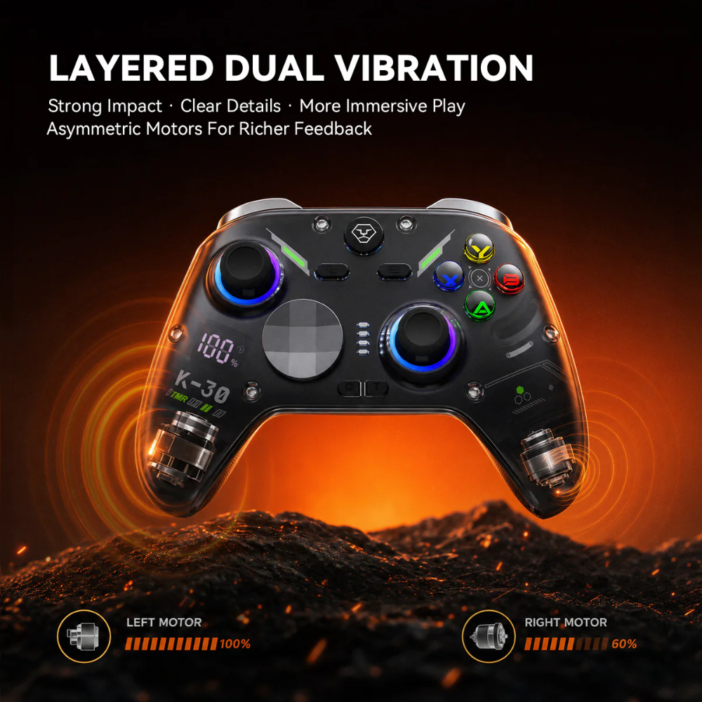 AOLION K30 TMR Tri-Mode Wireless Gaming Controller 8 AOLION K30 TMR Tri-Mode Wireless Gaming Controller - Image 8