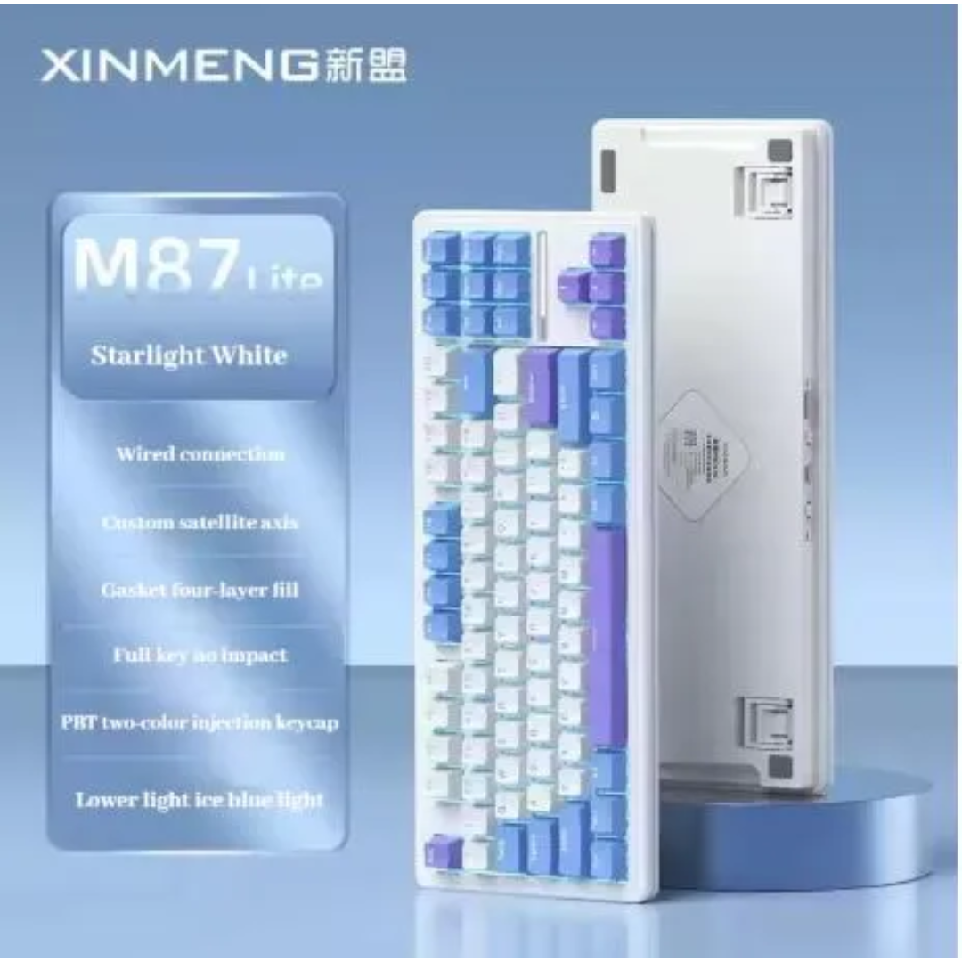 Xinmeng M87 Lite Wired Gasket RGB Mechanical Keyboard 4 Xinmeng M87 Lite Wired Gasket RGB Mechanical Keyboard - Image 4