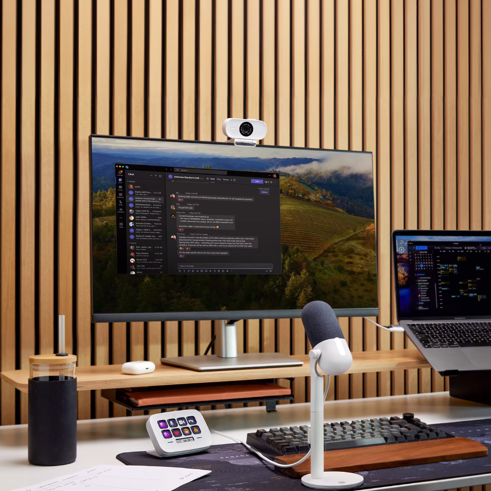 CORSAIR Elgato Facecam Neo 1080p Full HD Webcam, White 6 CORSAIR Elgato Facecam Neo 1080p Full HD Webcam, White - Image 6