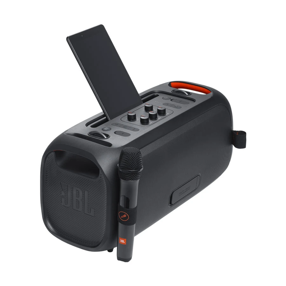 JBL PartyBox On-The-Go Essential Portable Party Speaker With Wireless Microphone 4 JBL PartyBox On-The-Go Essential Portable Party Speaker With Wireless Microphone - Image 4