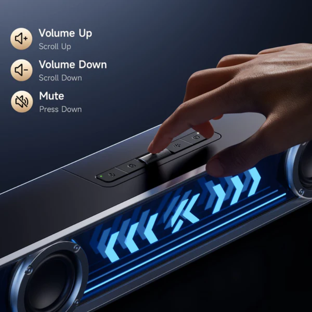 MCHOSE K20 Pro Gaming Soundbar, Black 6 MCHOSE K20 Pro Gaming Soundbar, Black - Image 6
