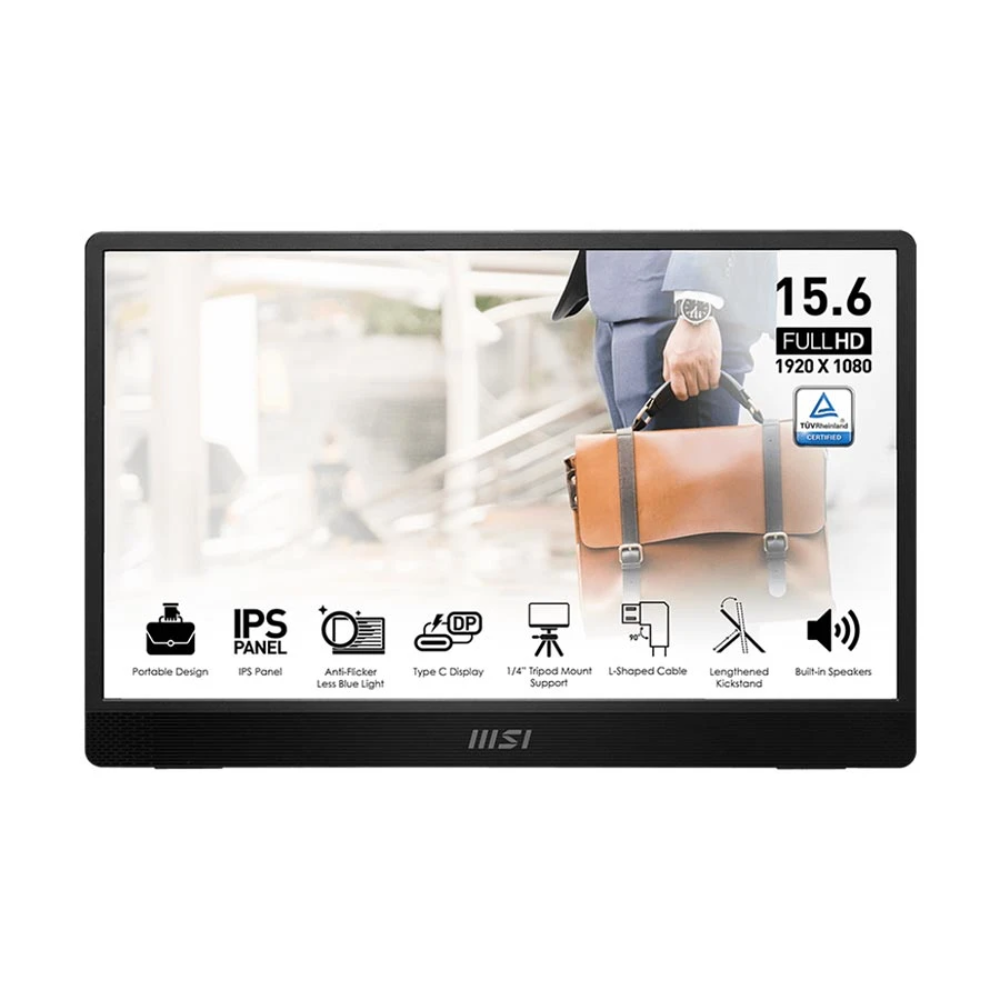 MSI PRO MP161 E2 15.6" IPS FHD Portable Monitor 1 MSI PRO MP161 E2 15.6" IPS FHD Portable Monitor