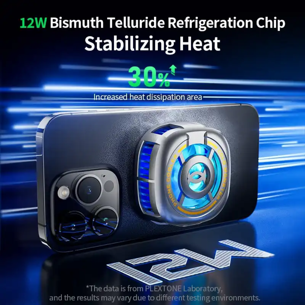 Plextone EX2 Ultra RGB Magnetic Radiator Phone Cooler 5 Plextone EX2 Ultra RGB Magnetic Radiator Phone Cooler - Image 5