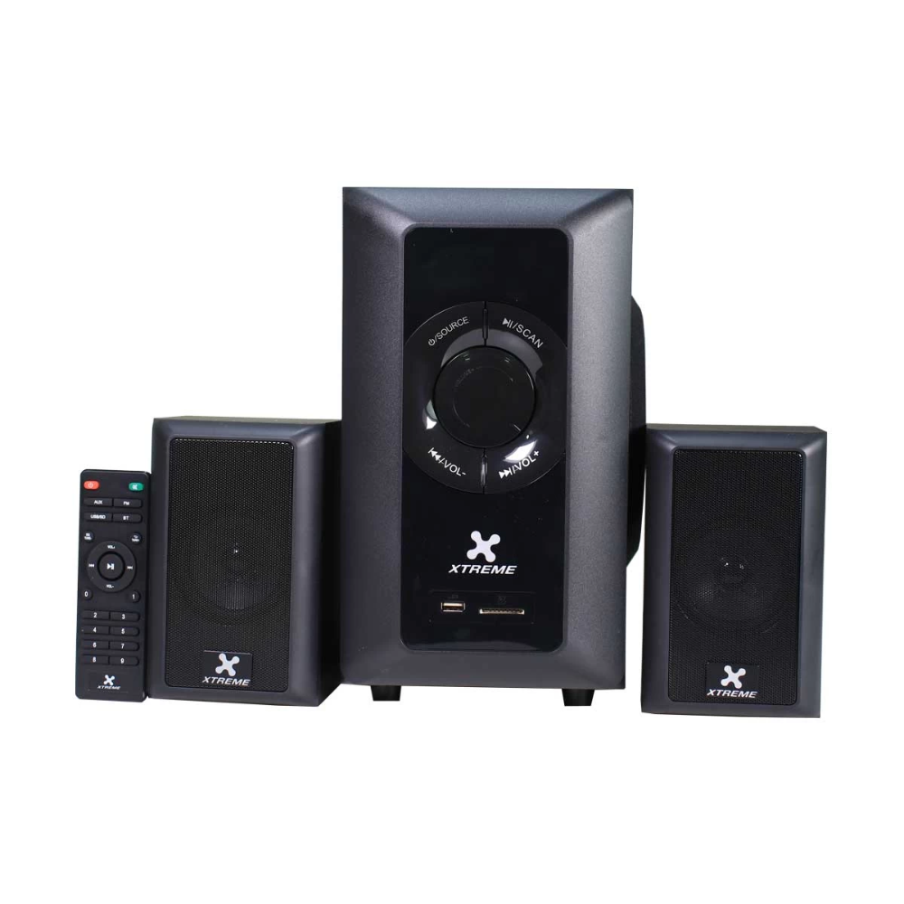 Xtreme E831BU 2:1 Bluetooth Speaker with Remote 3 Xtreme E831BU 2:1 Bluetooth Speaker with Remote - Image 3
