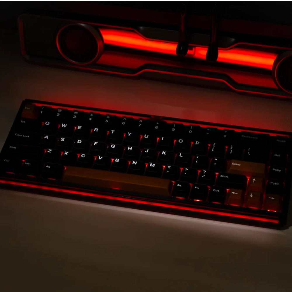 AKKO Ray68 HE Wired Magnetic Keyboard, Misty Black & Brown 7 AKKO Ray68 HE Wired Magnetic Keyboard, Misty Black & Brown - Image 7