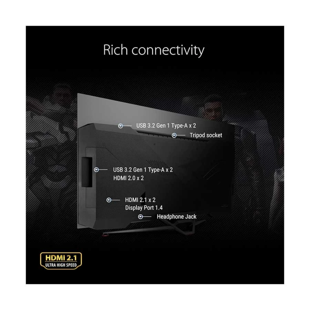 ASUS ROG Swift OLED PG48UQ 47.5" 4K UHD 138Hz WOLED Gaming Monitor 4 ASUS ROG Swift OLED PG48UQ 47.5" 4K UHD 138Hz WOLED Gaming Monitor - Image 4