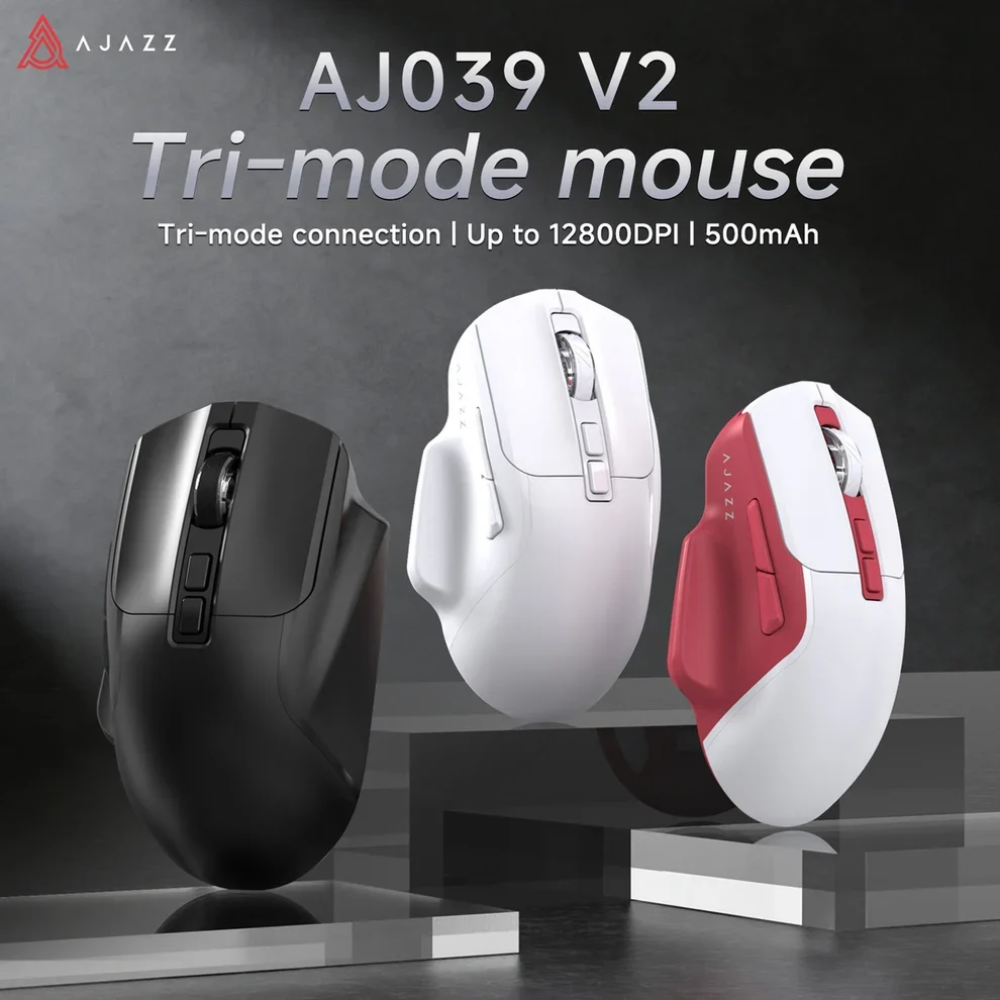 Ajazz AJ039 V2 Tri-Mode Wireless Gaming Mouse 22 Ajazz AJ039 V2 Tri-Mode Wireless Gaming Mouse - Image 22
