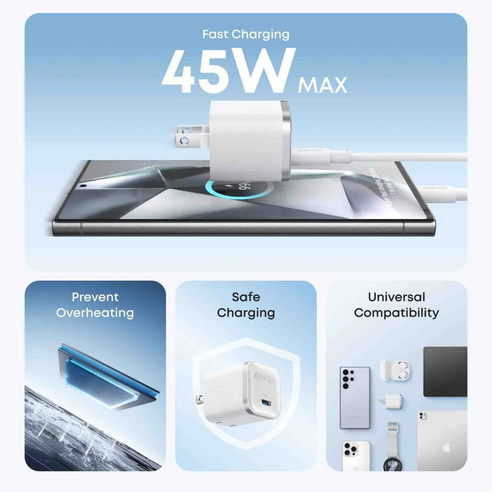 Anker A2692 Nano 45W USB-C Power Adapter 3 Anker A2692 Nano 45W USB-C Power Adapter - Image 3
