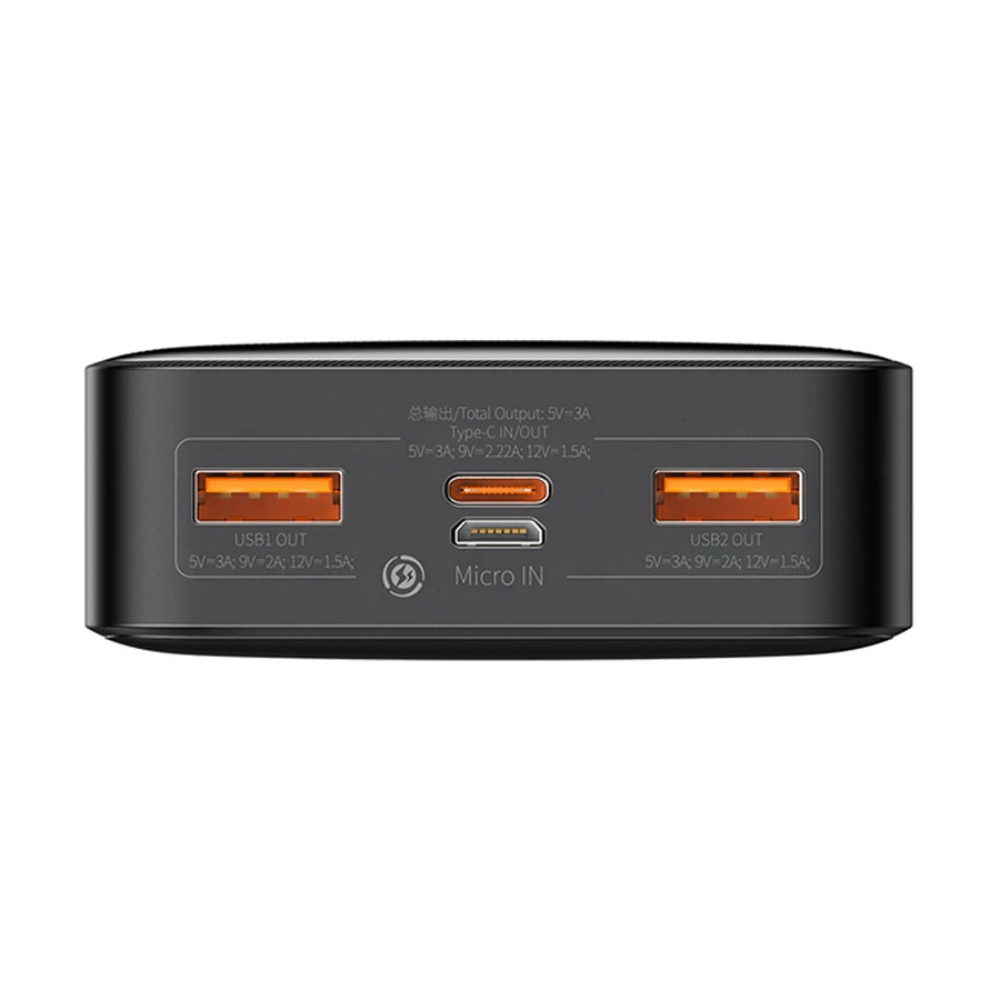 Baseus Bipow 30000mAh 20W Digital Display Fast Charge Power Bank 3 Baseus Bipow 30000mAh 20W Digital Display Fast Charge Power Bank - Image 3