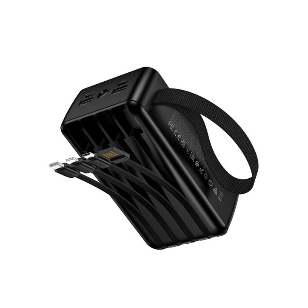 Hoco J173A 22.5W Power Bank with Four Cables - 30000mAh 3 Hoco J173A 22.5W Power Bank with Four Cables - 30000mAh - Image 3