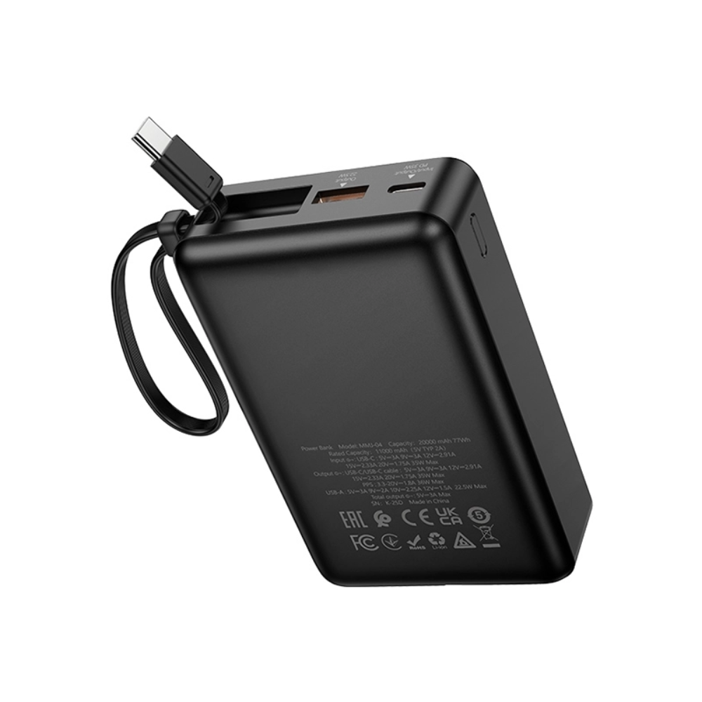 Hoco MMJ-04 35W PD Fast Charging Power Bank - 20000mAh 4 Hoco MMJ-04 35W PD Fast Charging Power Bank - 20000mAh - Image 4