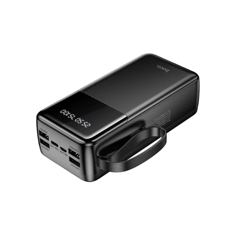 Hoco MMJ-13 Rest Power Bank with Built in Cables - 30000mAh 2 Hoco MMJ-13 Rest Power Bank with Built in Cables - 30000mAh - Image 2