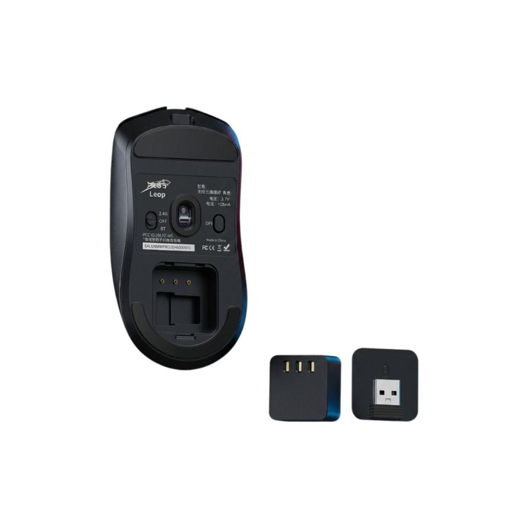 Lingbao M9 Ultra Tri-Mode Gaming Mouse 2 Lingbao M9 Ultra Tri-Mode Gaming Mouse - Image 2