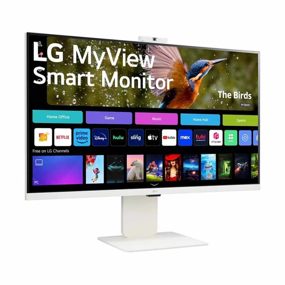 LG 32SR85U-W 32" 4K UHD IPS MyView Smart Monitor with webOS 2 LG 32SR85U-W 32" 4K UHD IPS MyView Smart Monitor with webOS - Image 2