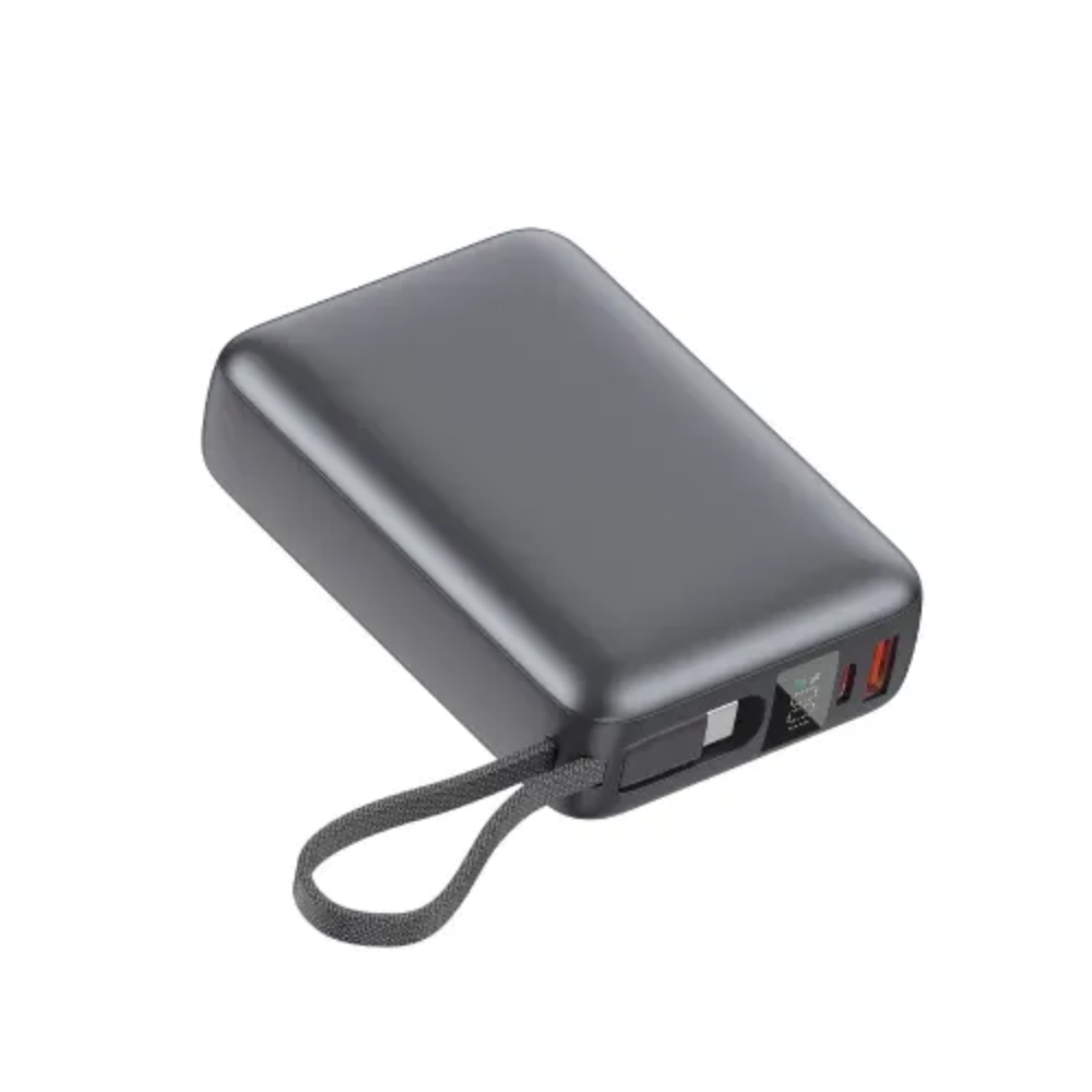 QCY PB20A 20000mAh 45W PD Fast Charging Mini Power Bank with Built-in Type C Cable 1 QCY PB20A 20000mAh 45W PD Fast Charging Mini Power Bank with Built-in Type C Cable