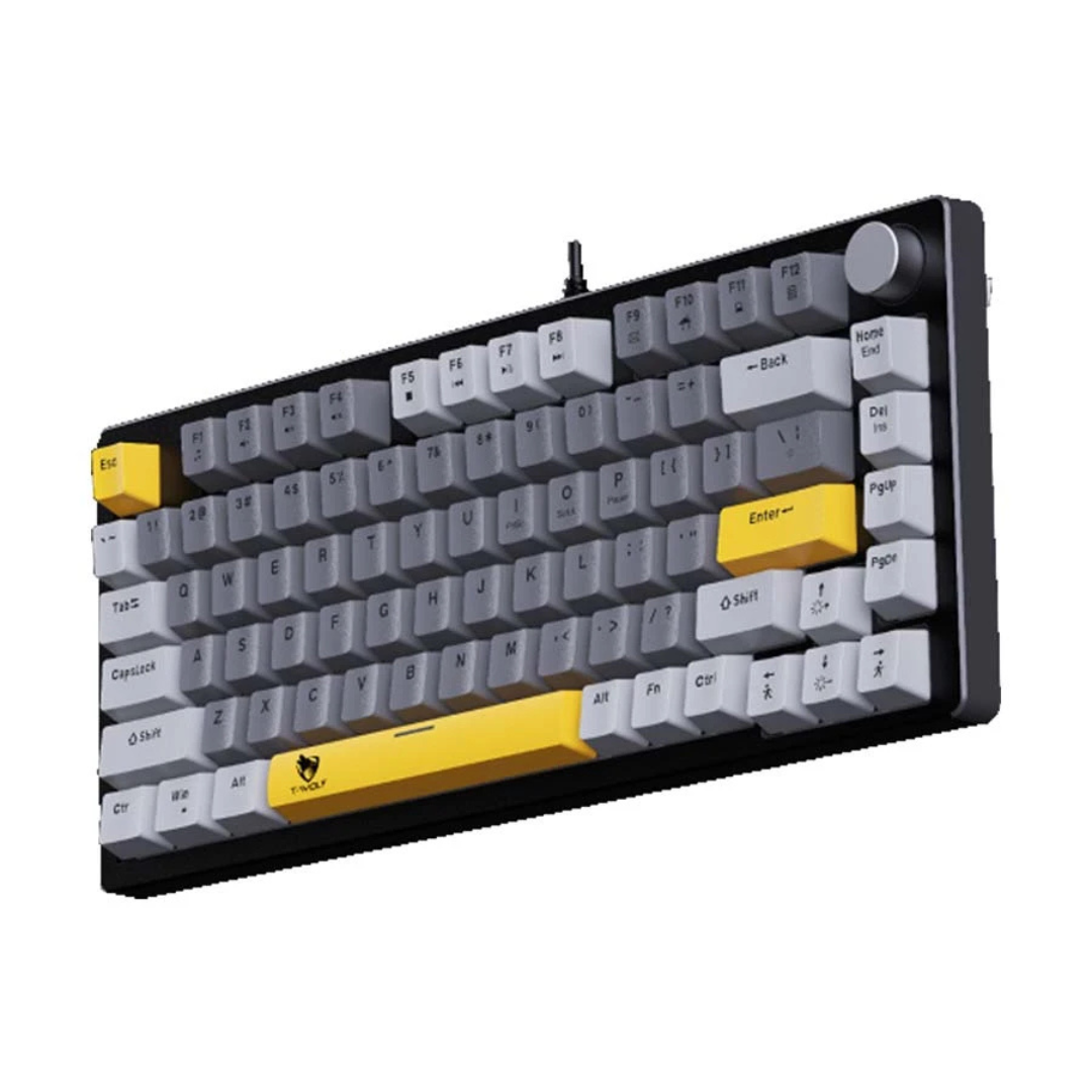 T-WOLF ZK82 Wired Mechanical Gaming Keyboard 5 T-WOLF ZK82 Wired Mechanical Gaming Keyboard - Image 5