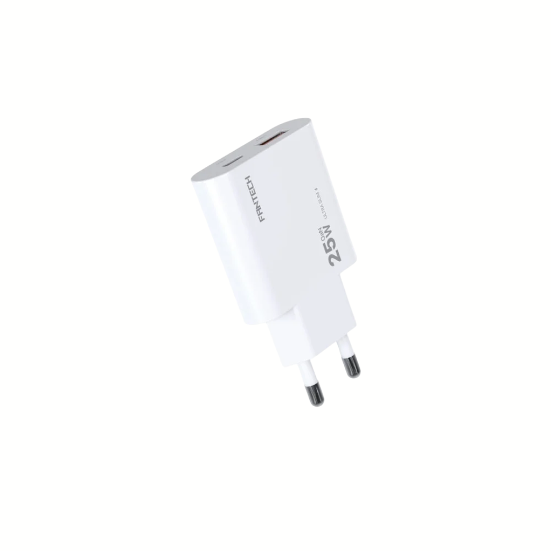 FANTECH PPS251 PowerPLUS 25W 2 Ports GaN Charger (PD+QC) 1 FANTECH PPS251 PowerPLUS 25W 2 Ports GaN Charger (PD+QC)