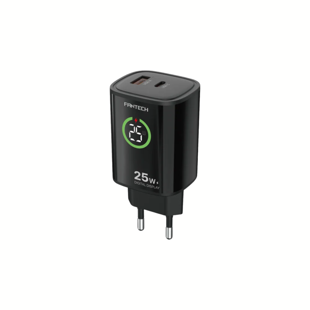 FANTECH PPE251 PowerPURE Duel-Port-Adapter 25Watt With Digital Display 1 FANTECH PPE251 PowerPURE Duel-Port-Adapter 25Watt With Digital Display