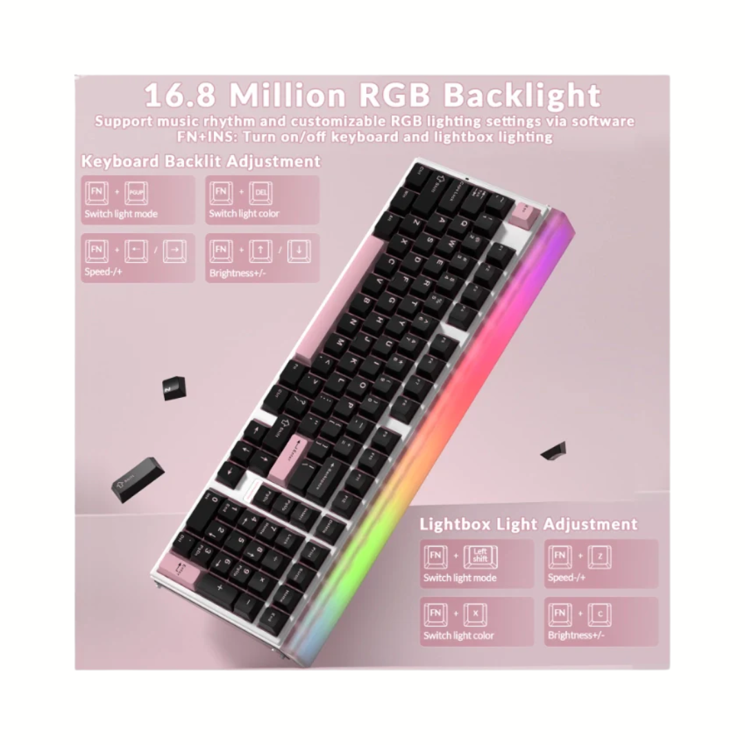 AULA Hero99 Wired Magnetic 8KhZ Gaming Keyboard 2 AULA Hero99 Wired Magnetic 8KhZ Gaming Keyboard - Image 2