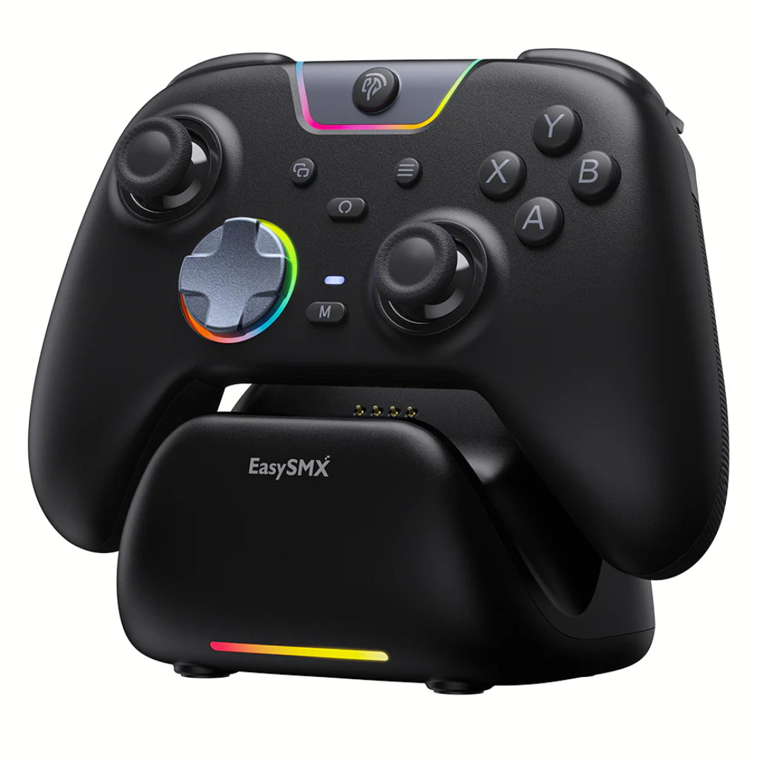 EasySMX X05 PRO Multiplatform Wireless Gaming Controller with Noise-canceling and Trigger Lock Buttons 1 EasySMX X05 PRO Multiplatform Wireless Gaming Controller with Noise-canceling and Trigger Lock Buttons