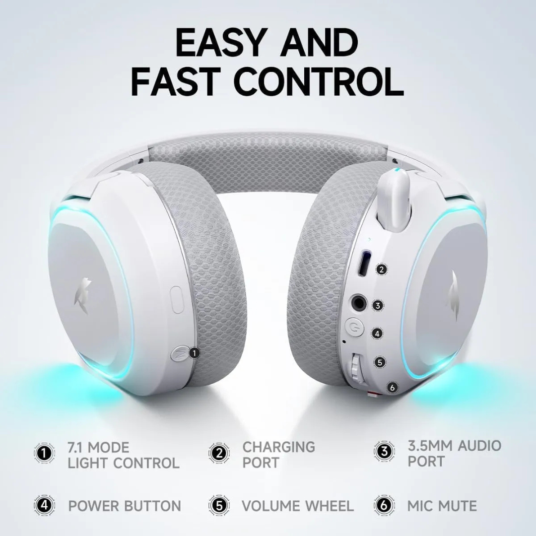 Picun G2 Wireless Gaming Headset 5 Picun G2 Wireless Gaming Headset - Image 5