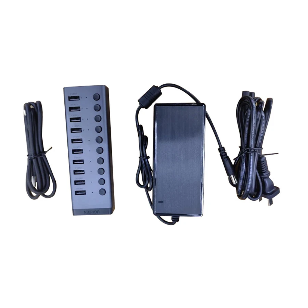 UGREEN CM482 (30779) 10-Port USB 3.0 Hub 2 UGREEN CM482 (30779) 10-Port USB 3.0 Hub - Image 2