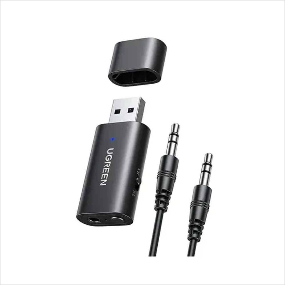 UGREEN CM523 (60300) USB 2.0 to 3.5mm Bluetooth Adapter (Transmitter/Receiver) with Audio Cable 4 UGREEN CM523 (60300) USB 2.0 to 3.5mm Bluetooth Adapter (Transmitter/Receiver) with Audio Cable - Image 4