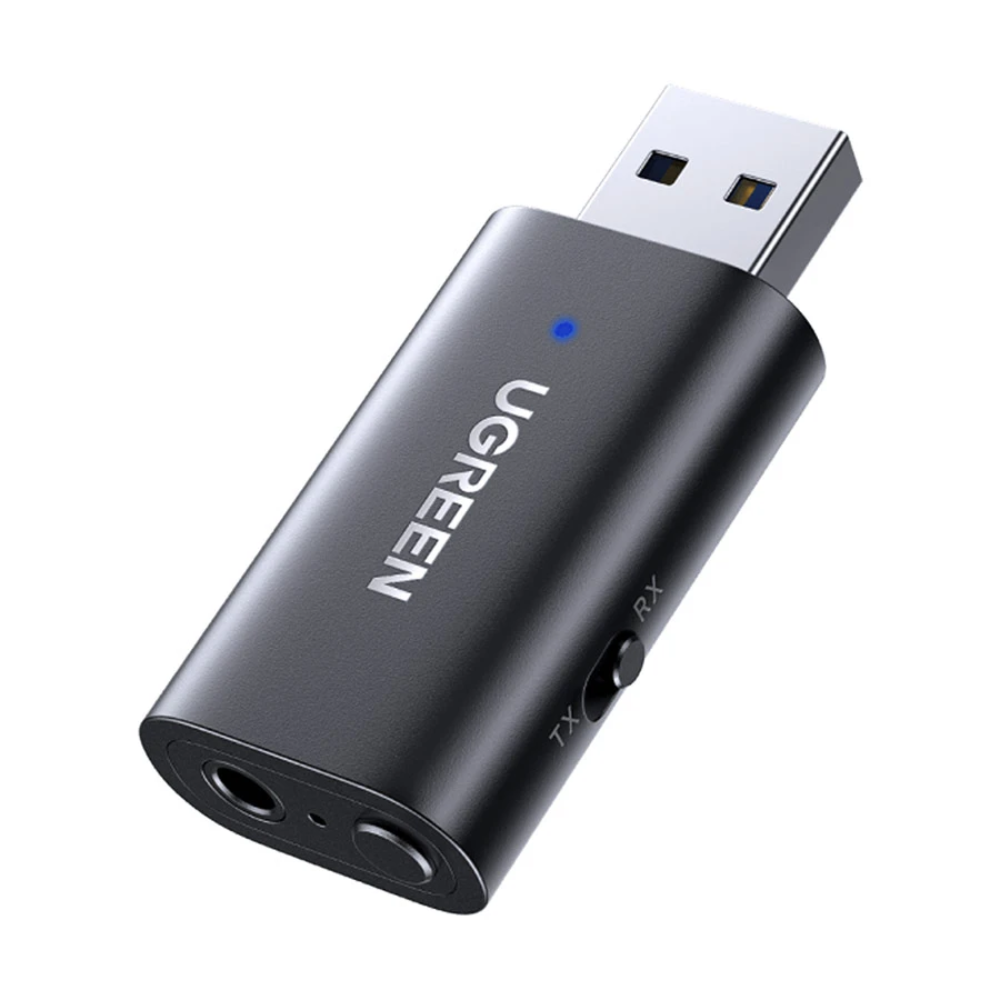 UGREEN CM523 (60300) USB 2.0 to 3.5mm Bluetooth Adapter (Transmitter/Receiver) with Audio Cable 1 UGREEN CM523 (60300) USB 2.0 to 3.5mm Bluetooth Adapter (Transmitter/Receiver) with Audio Cable