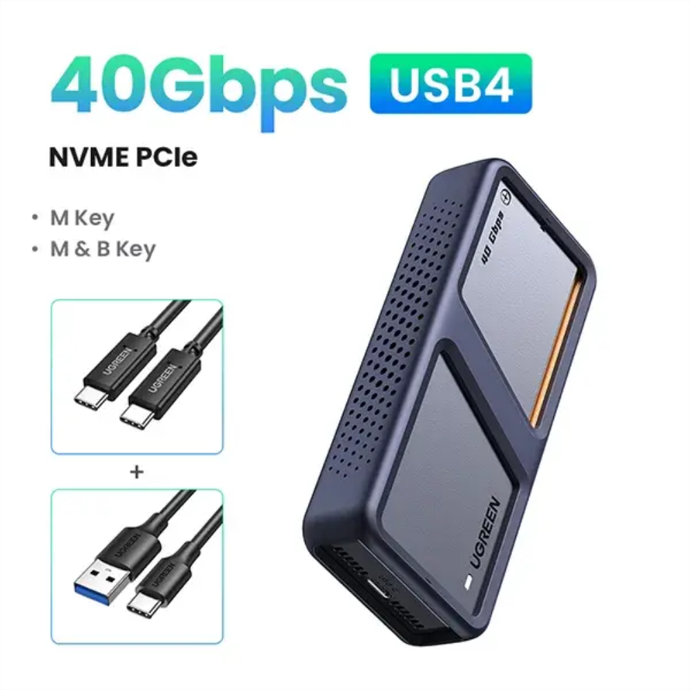 UGREEN CM642 (15976) USB4 M.2 NVMe SSD Enclosure 5 UGREEN CM642 (15976) USB4 M.2 NVMe SSD Enclosure - Image 5