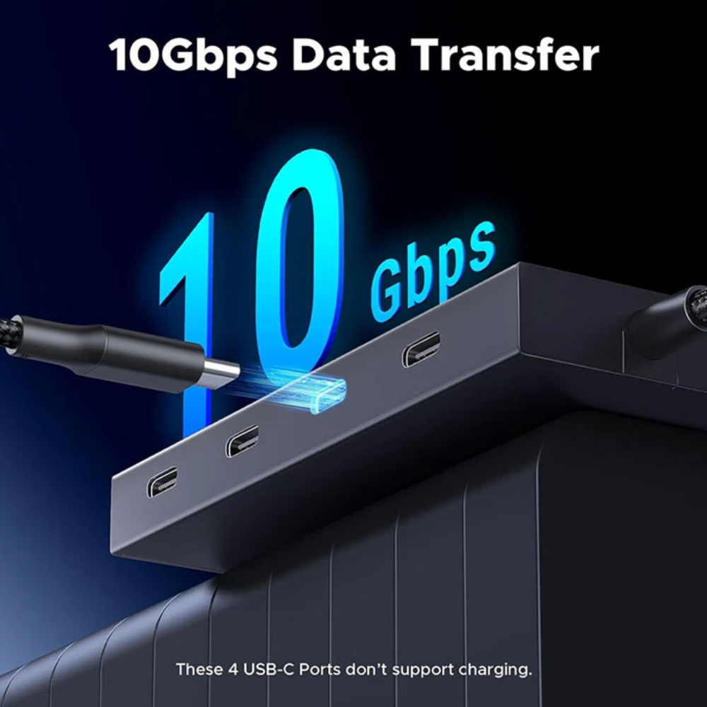 UGREEN CM806 (55334) USB-C To 4xUSB-C 3.2 HUB With PD 3 UGREEN CM806 (55334) USB-C To 4xUSB-C 3.2 HUB With PD - Image 3