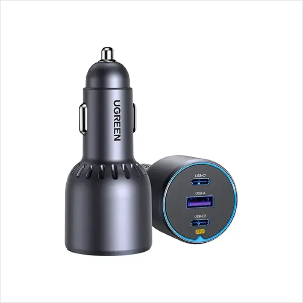 UGREEN EC703 (35024) 75W 3-Port Fast Car Charger 1 UGREEN EC703 (35024) 75W 3-Port Fast Car Charger