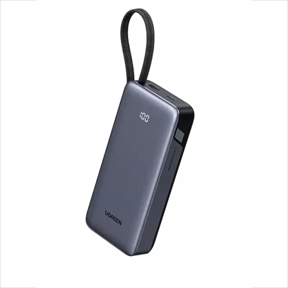 UGREEN PB536 (55988B) 20000mAh 45W Power Bank with Built-in Cable 3 UGREEN PB536 (55988B) 20000mAh 45W Power Bank with Built-in Cable - Image 3