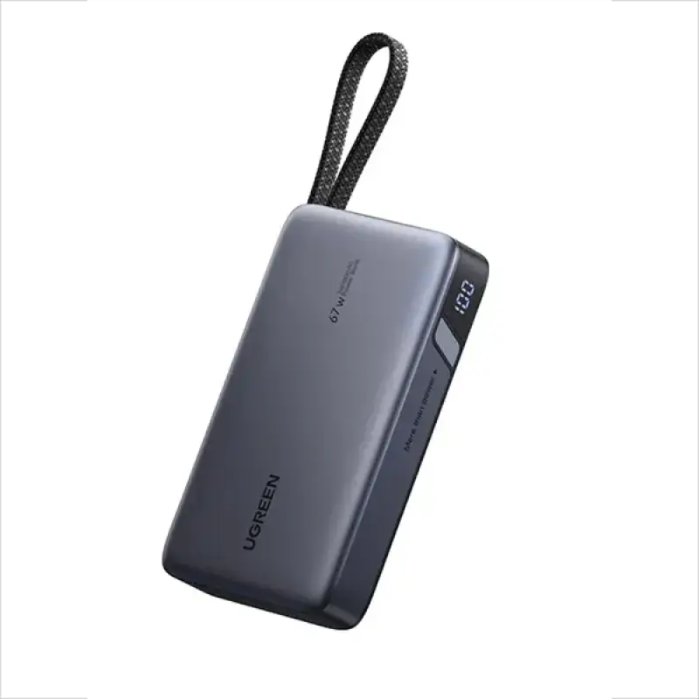 UGREEN PB550 (55996B) 20000mAh 67W Power Bank with Built-in Cable 2 UGREEN PB550 (55996B) 20000mAh 67W Power Bank with Built-in Cable - Image 2